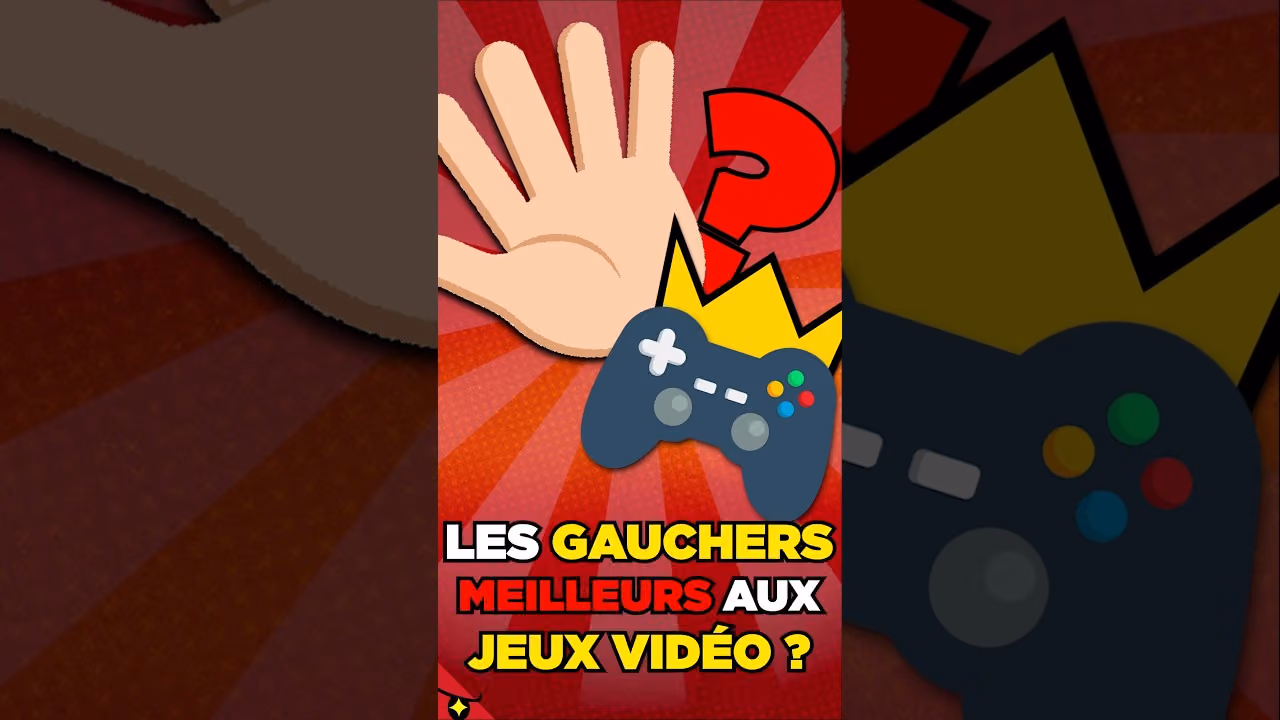 Les GAUCHERS SONT PLUS FORTS AUX JEUX VIDÉO ?