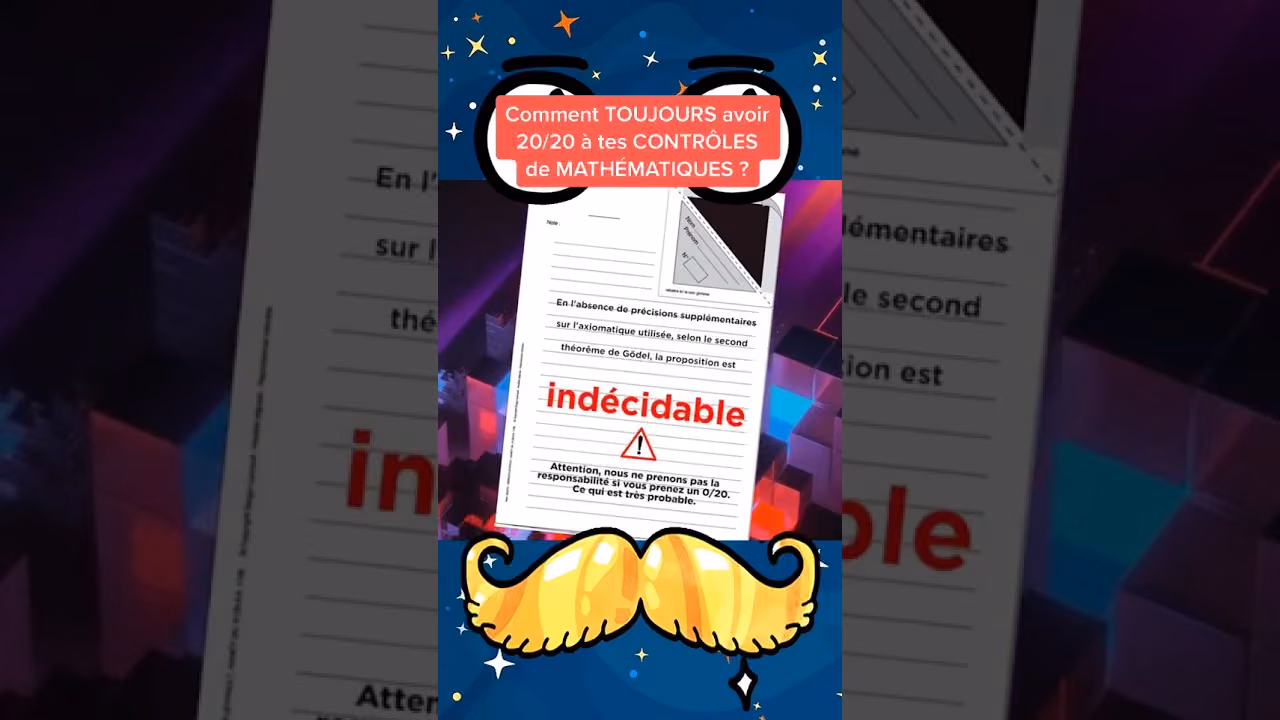 Comment avoir 20/20 à tous ses contrôles de mathématiques ?
