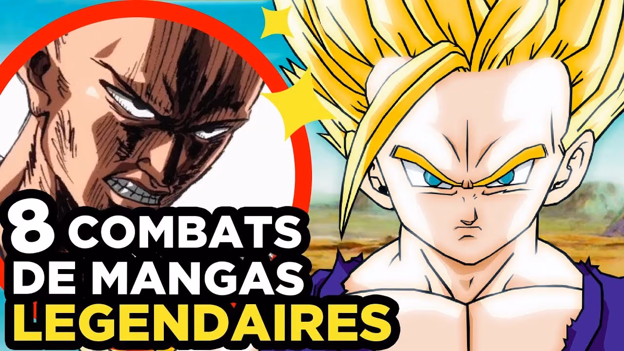 8 COMBATS DE MANGAS les plus BADASS !