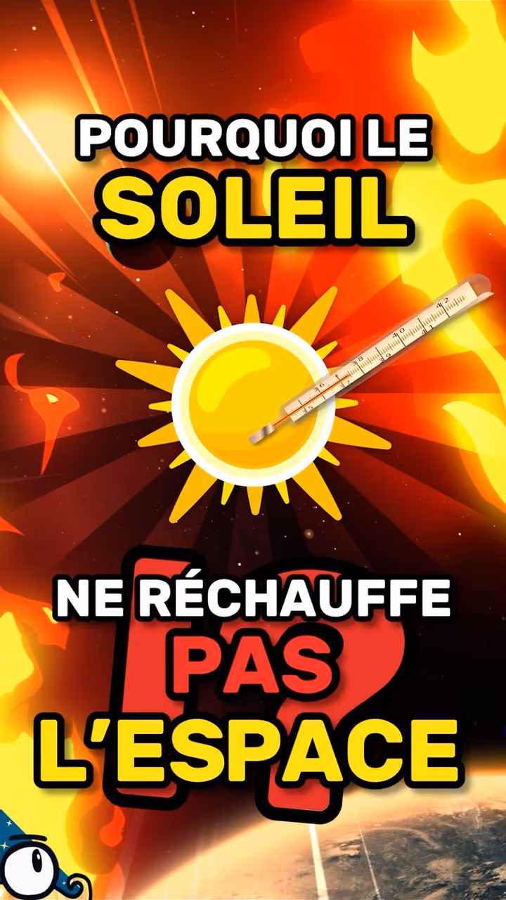 Pourquoi le SOLEIL ne RÉCHAUFFE pas l’espace ?!