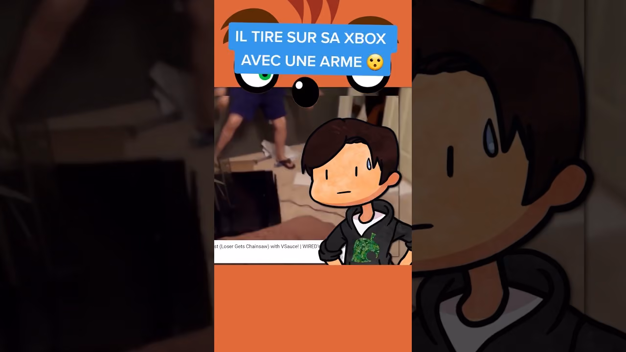 Il tire sur sa Xbox avec une arme !