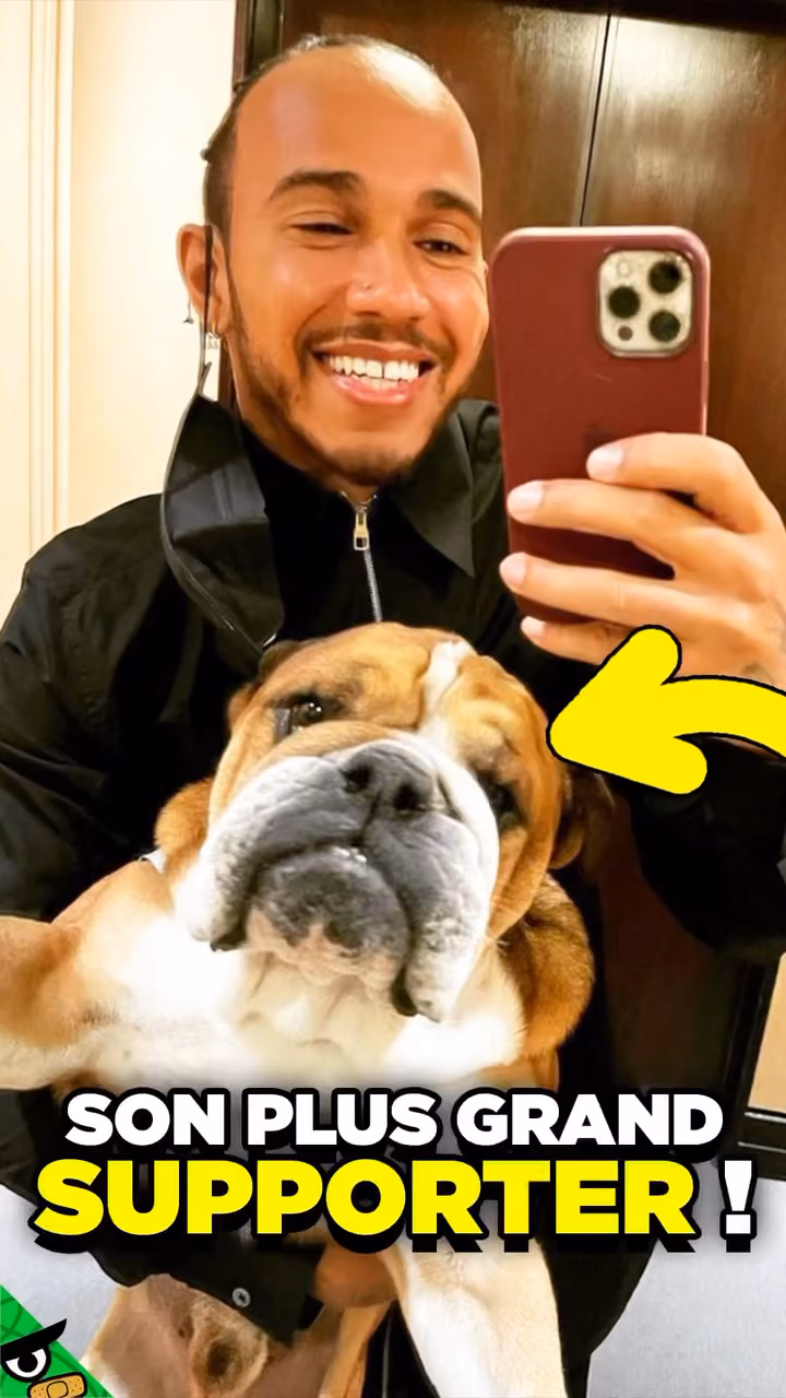 Le PLUS GRAND FAN de LEWIS HAMILTON est son CHIEN