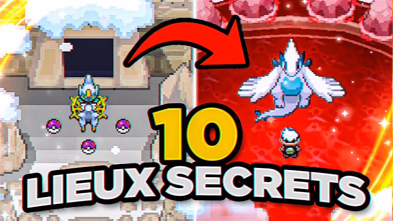 Les SECRETS des zones CACHÉES de POKÉMON