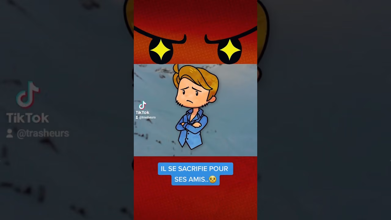Il se sacrifie pour ses amis...