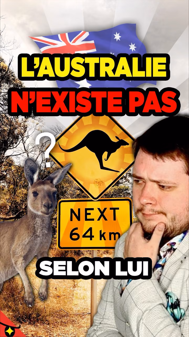 Le YouTubeur qui ne croyait pas à l’Australie !