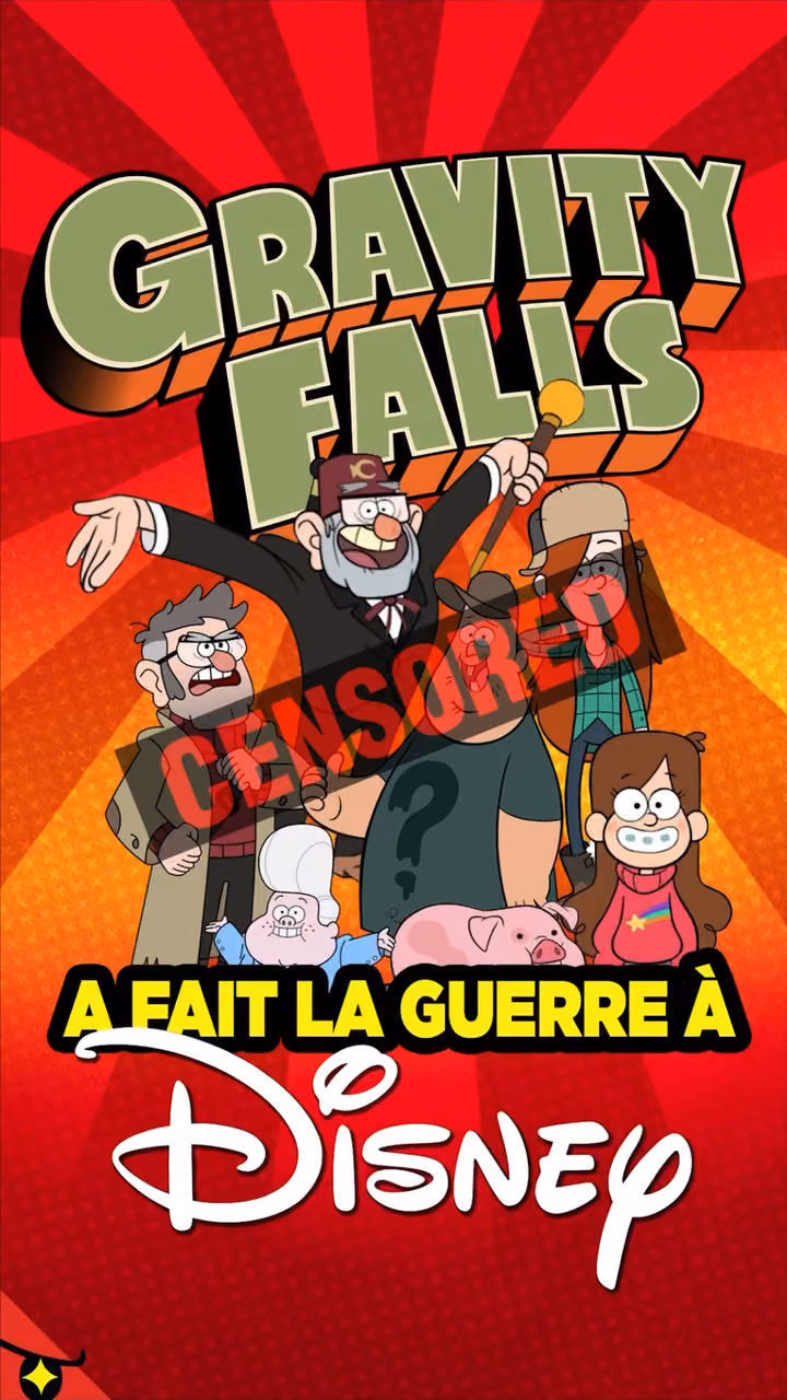 La CENSURE débile de GRAVITY FALLS