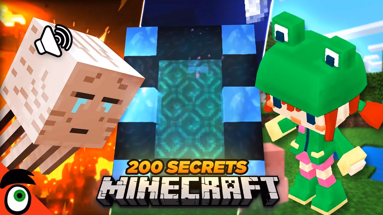 200 SECRETS sur MINECRAFT (t'en connais combien ?)
