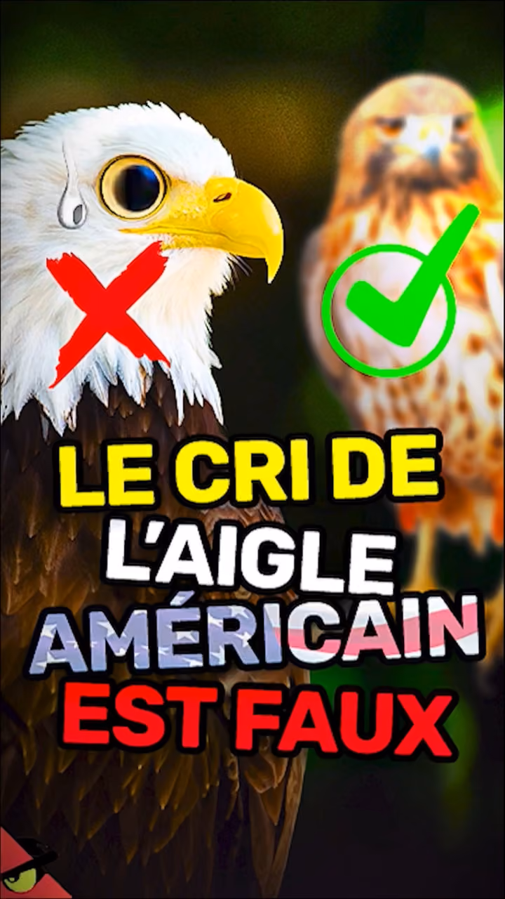 Le cri de L'AIGLE AMÉRICAIN est FAKE !