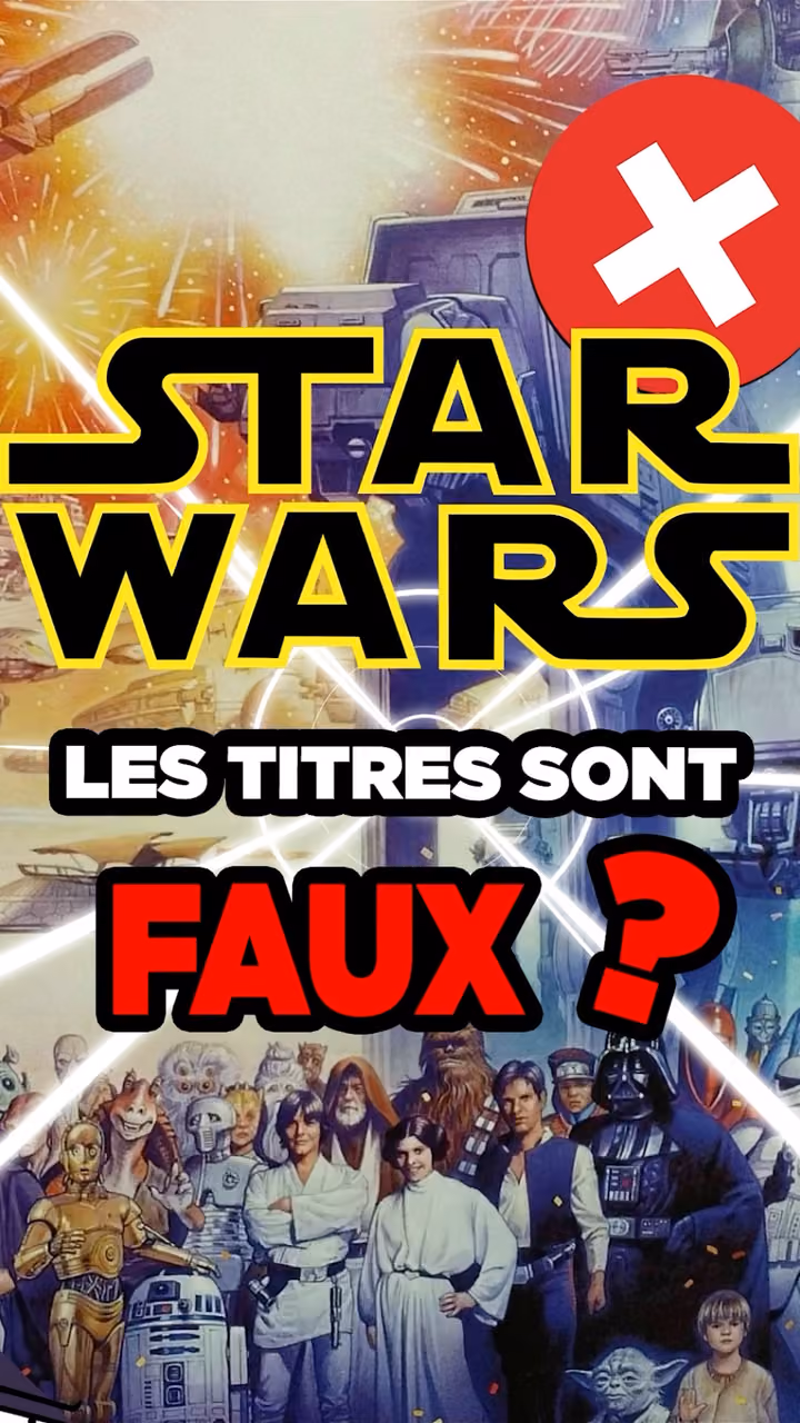 Les titres STAR WARS sont FAUX !