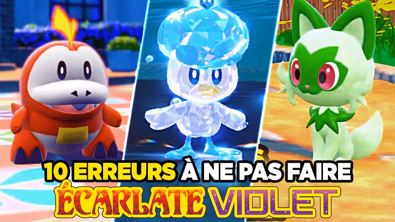 Comment BIEN COMMENCER POKÉMON ÉCARLATE ET VIOLET (SANS SPOIL !)