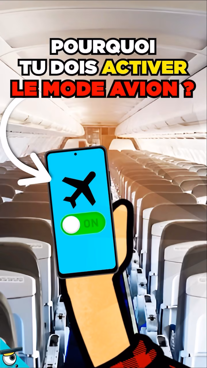 Pourquoi tu dois couper ton téléphone dans l'avion ?