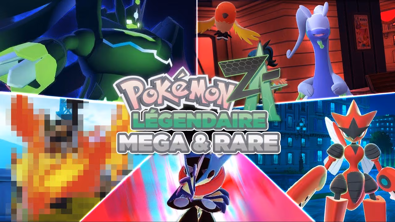 Légendaires, Méga-évolutions, et rares de POKÉMON LEGENDES Z-A