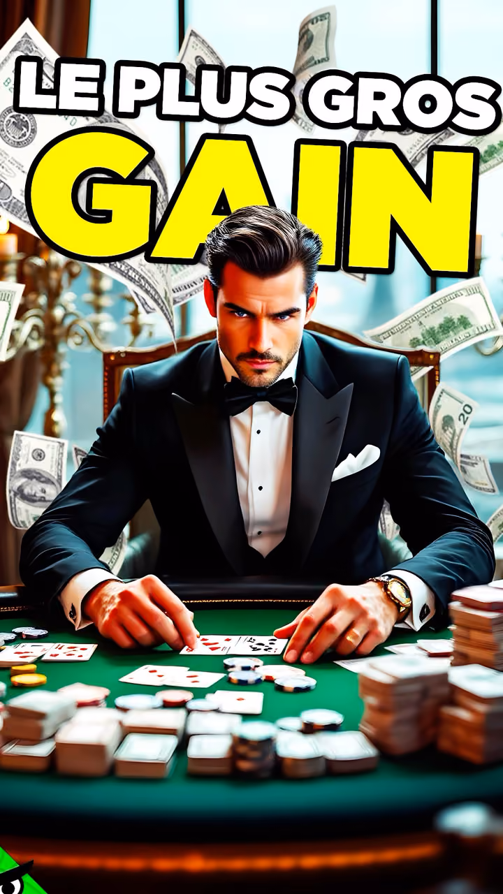 Le PLUS GROS GAIN de l’HISTOIRE du POKER