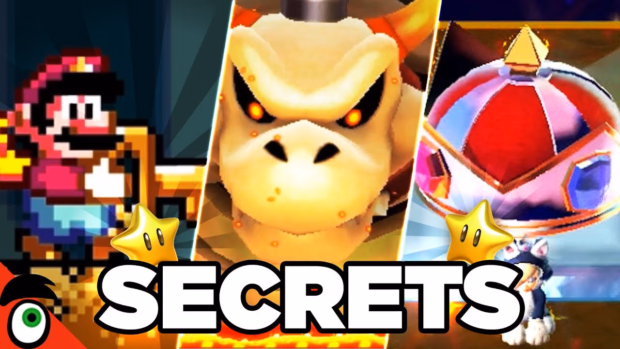 Les MONDES SECRETS dans LES JEUX MARIO