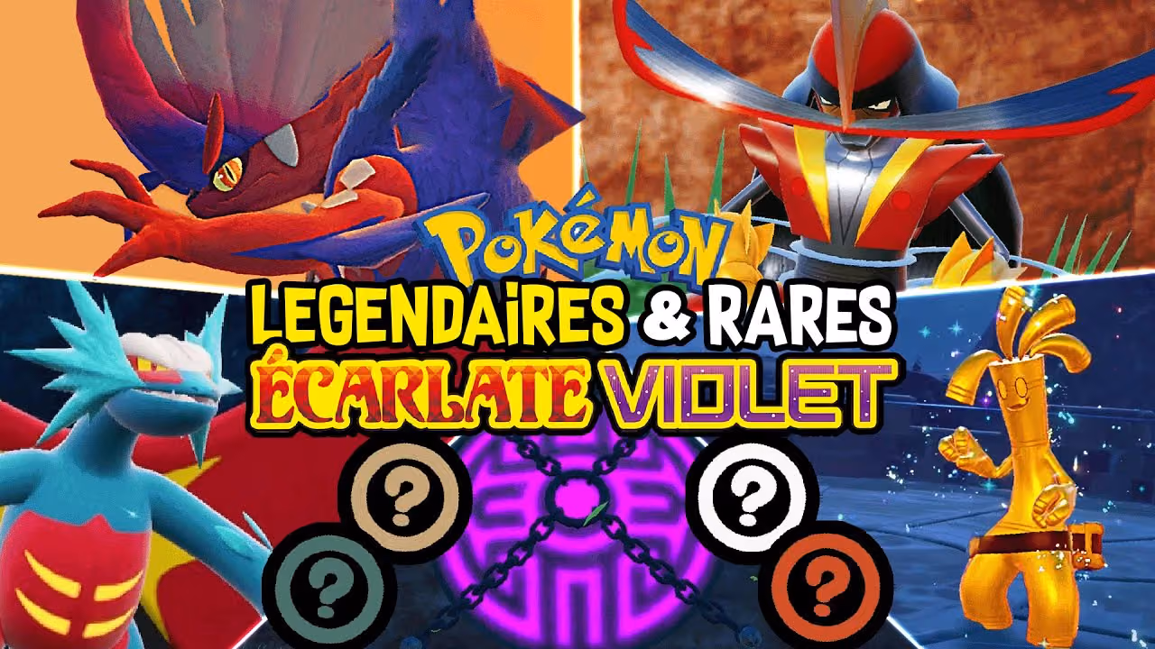 LÉGENDAIRES & ULTRA RARES de POKÉMON ÉCARLATE VIOLET