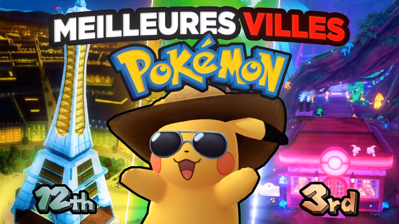 Les MEILLEURS VILLES de POKÉMON