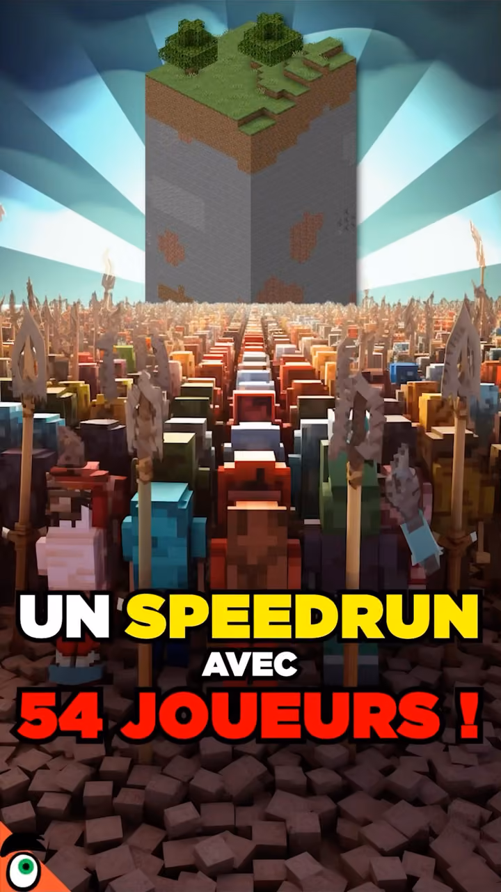 Le speedrun Minecraft qui a réuni le plus de monde