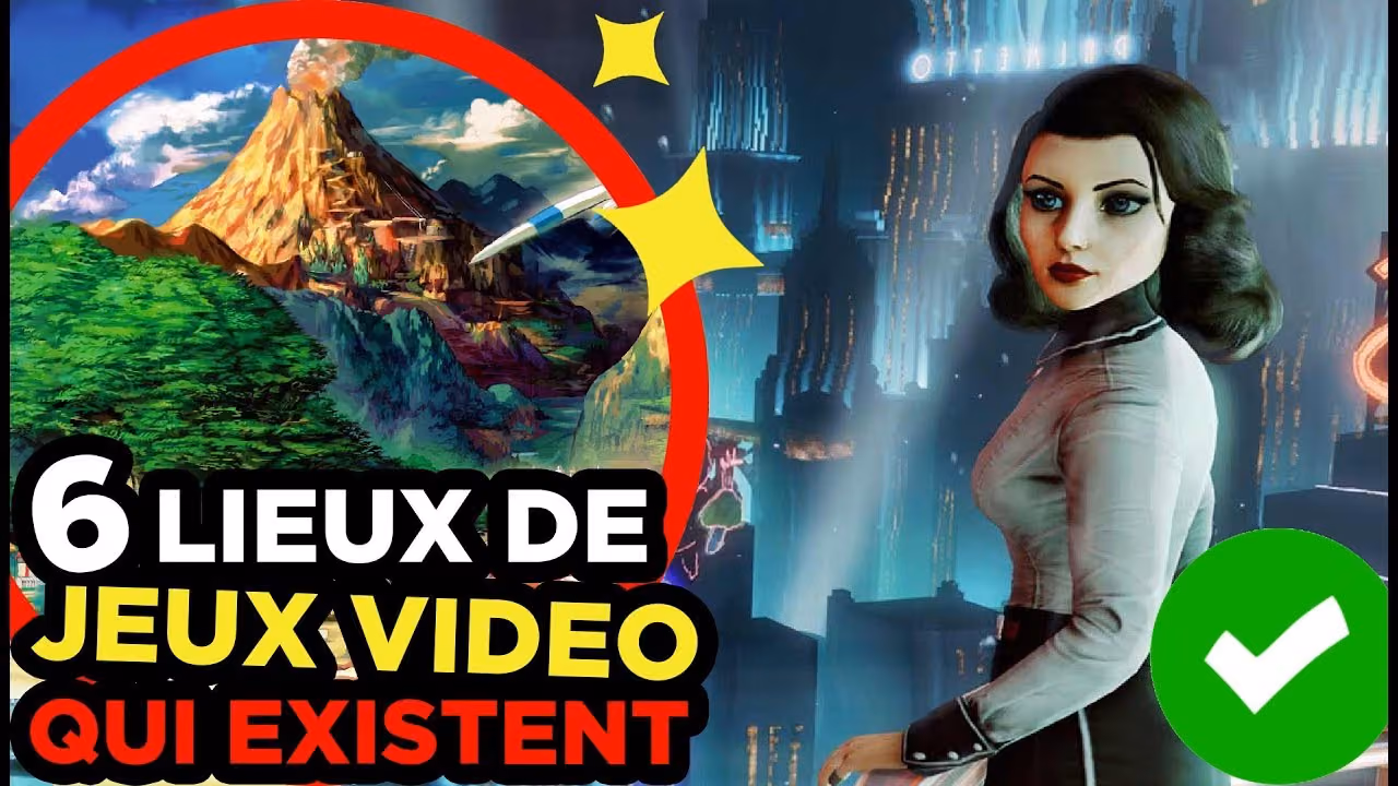 6 LIEUX de JEUX VIDEO qui EXISTENT VRAIMENT