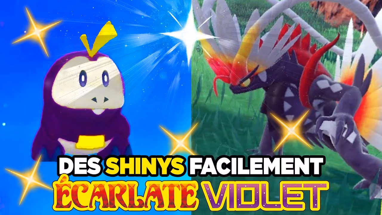 100% de POKÉMON SHINY FACILE sur Pokémon ÉCARLATE VIOLET