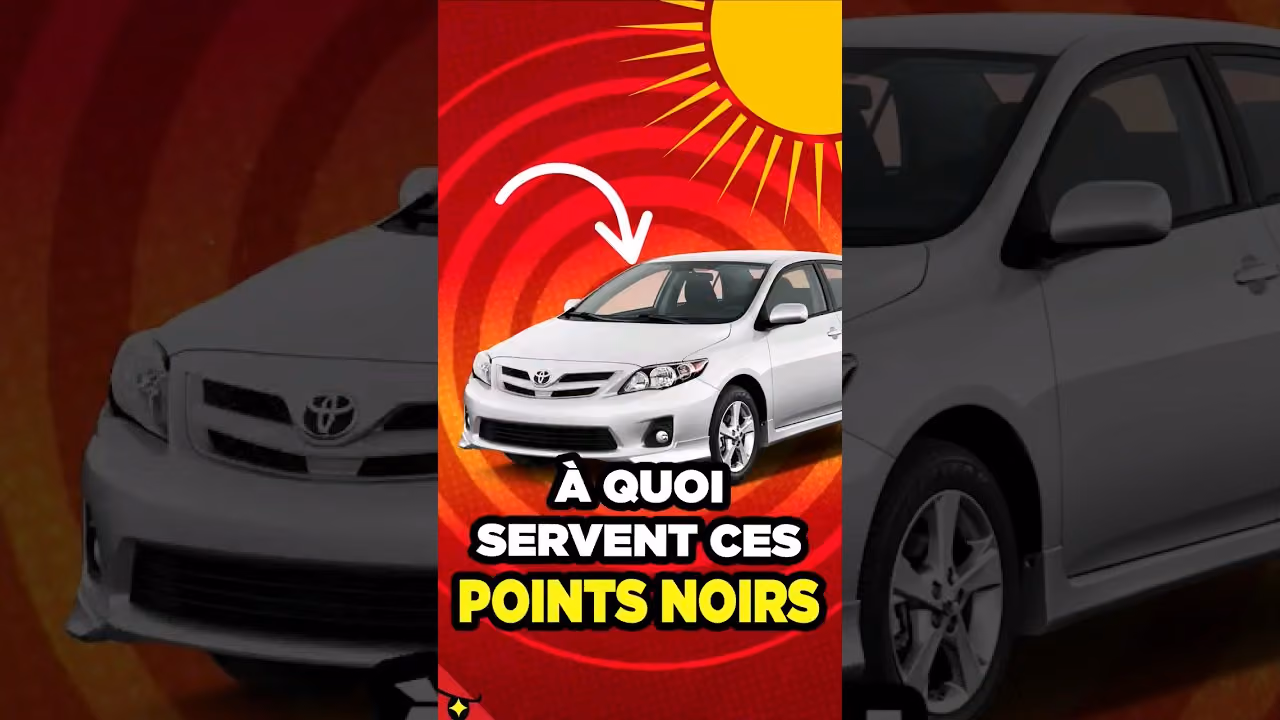 À quoi SERVENT ces POINTS NOIRS le long des VITRES ?