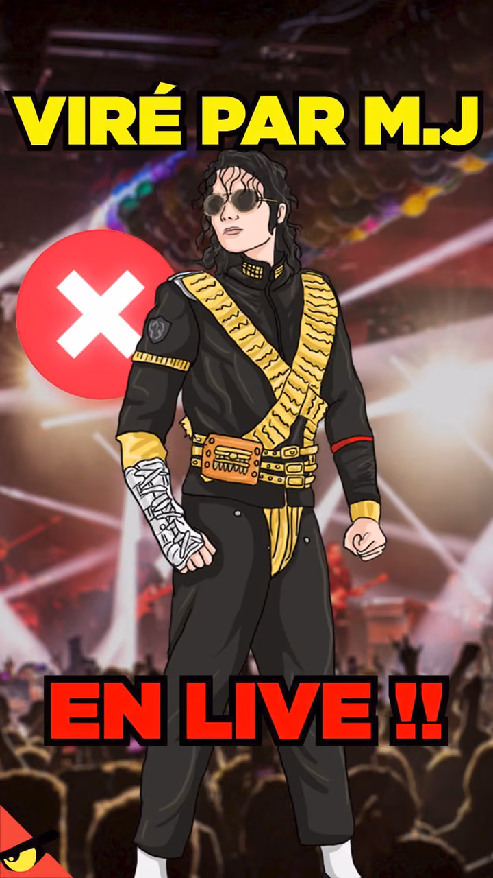 MICHAEL JACKSON a VIRÉ QUELQU'UN EN LIVE !