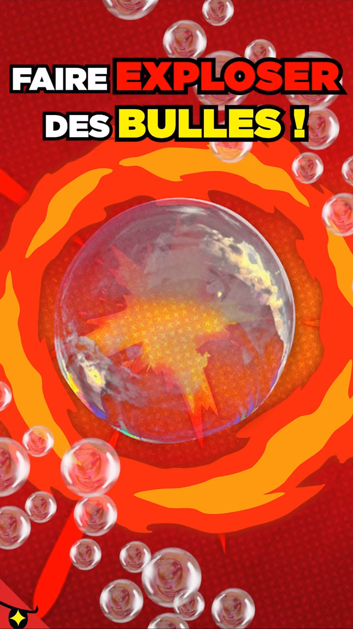 Tu peux faire des BULLES de SAVON EXPLOSIVES !