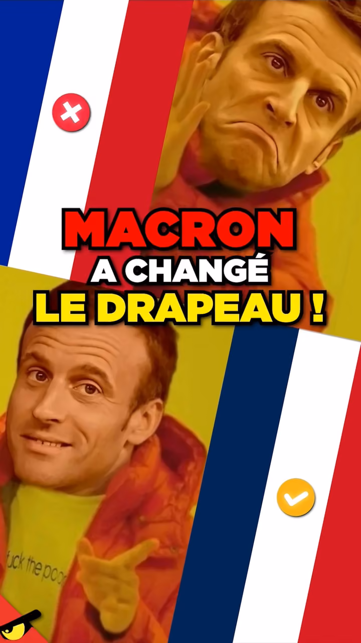MACRON a changé le DRAPEAU FRANÇAIS !