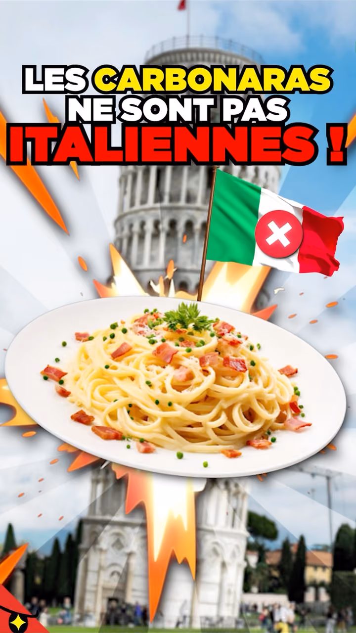Les CARBONARAS ne sont PAS italiennes
