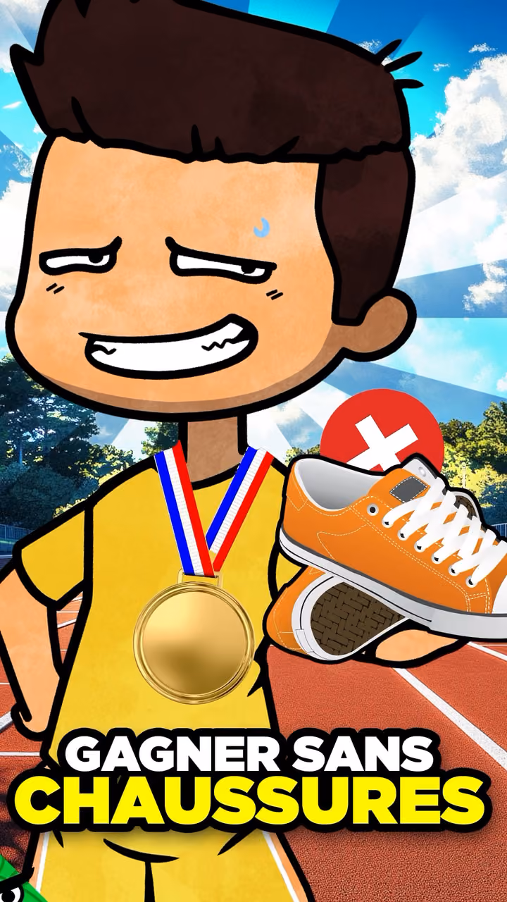 Gagner les JEUX OLYMPIQUES sans CHAUSSURES