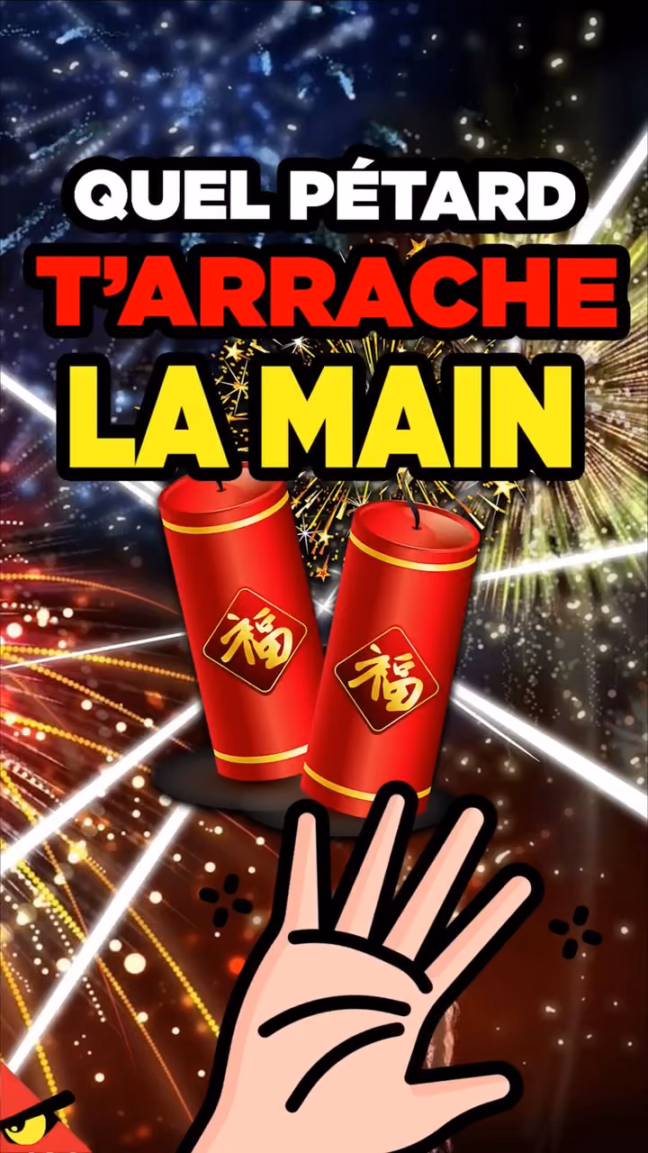 Un PÉTARD peut T'ARRACHER la MAIN !