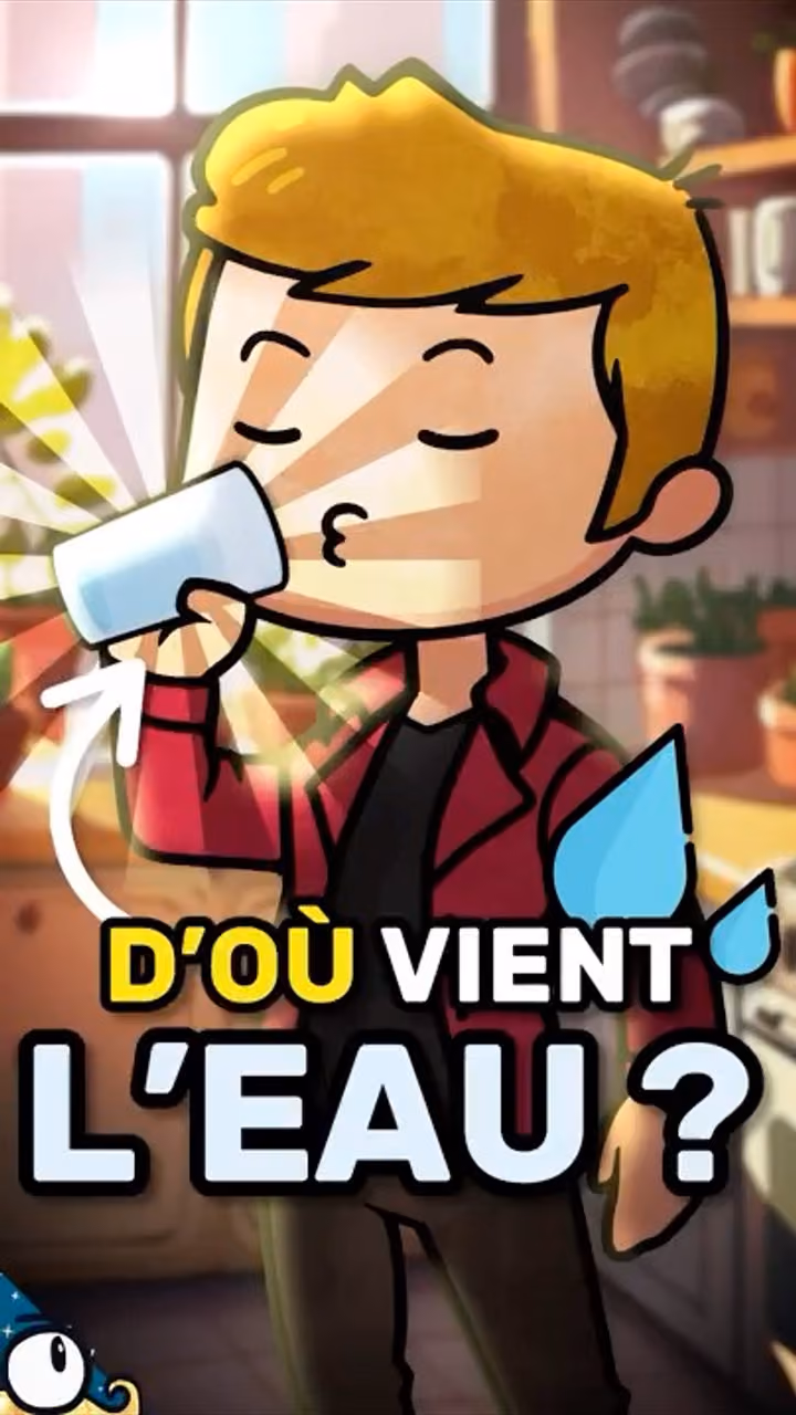 QUELLE est l’ORIGINE de l’EAU !?