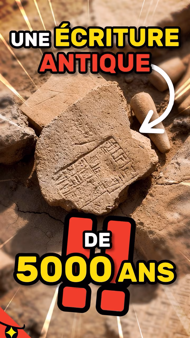 Une écriture antique de 5000 ans !