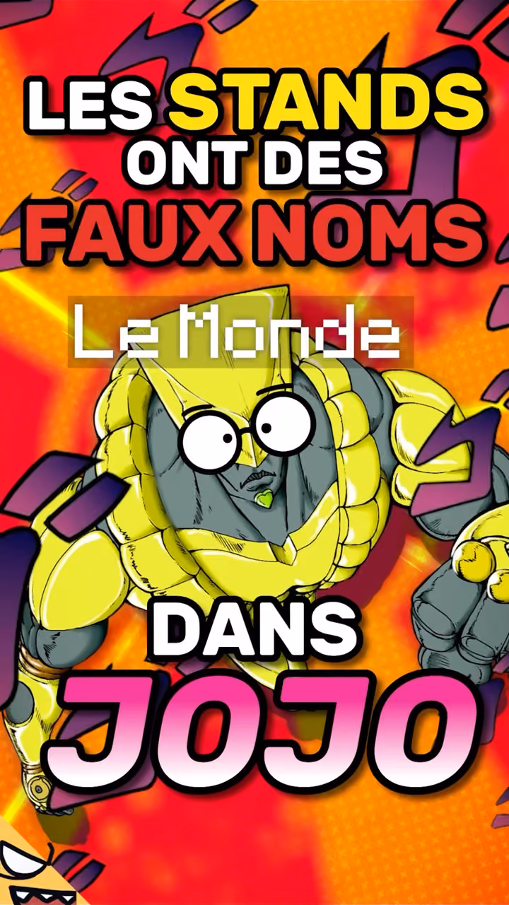 Les STANDS de JOJO n’ont pas leurs vrais noms ?!