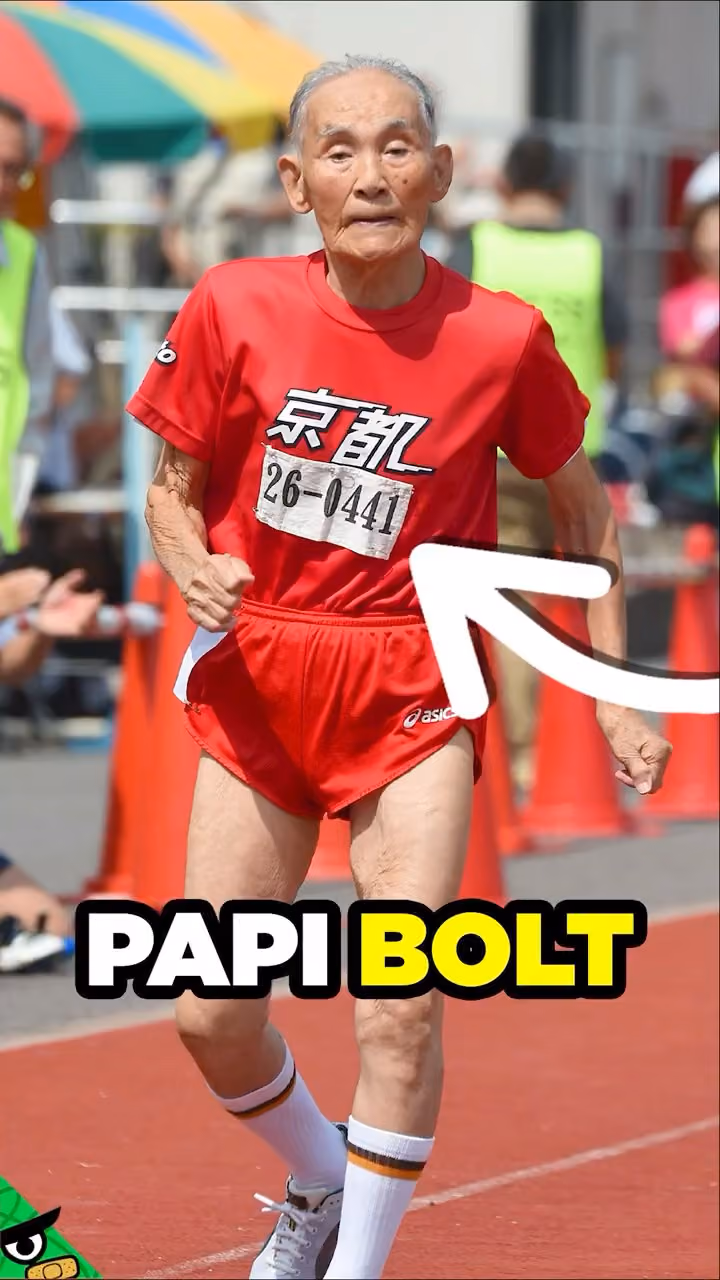 À 103 ans, il défie Usain Bolt !